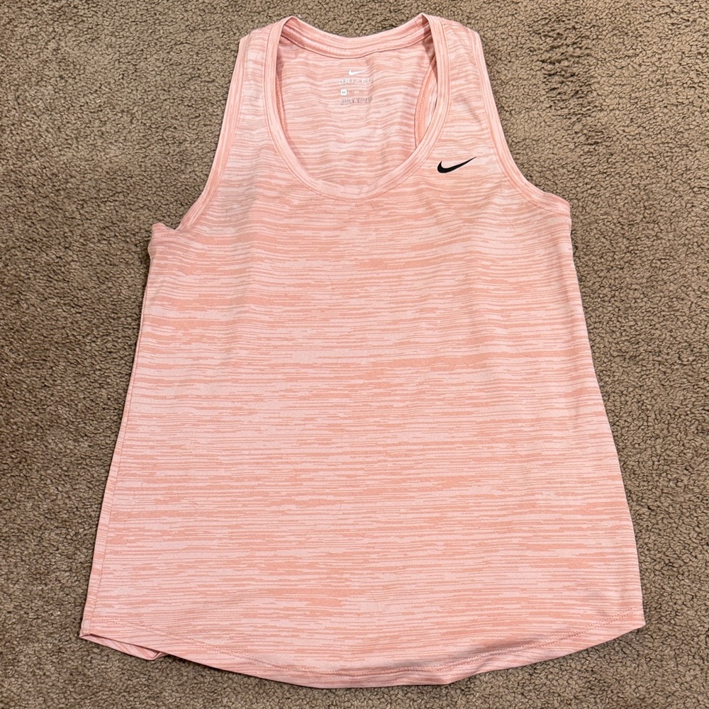 Nike Women’s Light Pink Heathered Racerback Tank
